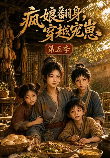 《疯娘翻身,穿越宠崽第五季(150集)(夸克网盘)》短剧封面