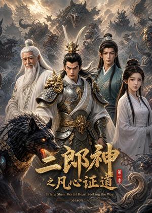 《二郎神之凡心证道(30集)动漫(夸克网盘)》短剧封面