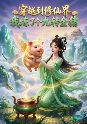 《穿越到修仙界,我炼了个九转金猪(39集)(夸克网盘)》短剧封面