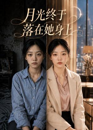 《月光终于落在她身上(38集)AI短剧(夸克网盘)》短剧封面