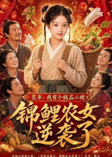 荒年:我有个极品二嫂之锦鲤农女逆袭了 《荒年:我有个极品二嫂之锦鲤农女逆袭了》短剧封面
