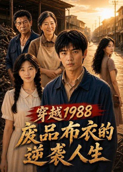 《穿越 1988:废品布衣的逆袭人生(20集)(百度网盘)》短剧封面