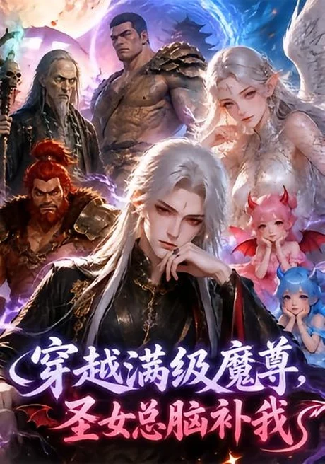 《穿越满级魔尊，圣女总脑补我（50集）（夸克网盘）》短剧封面