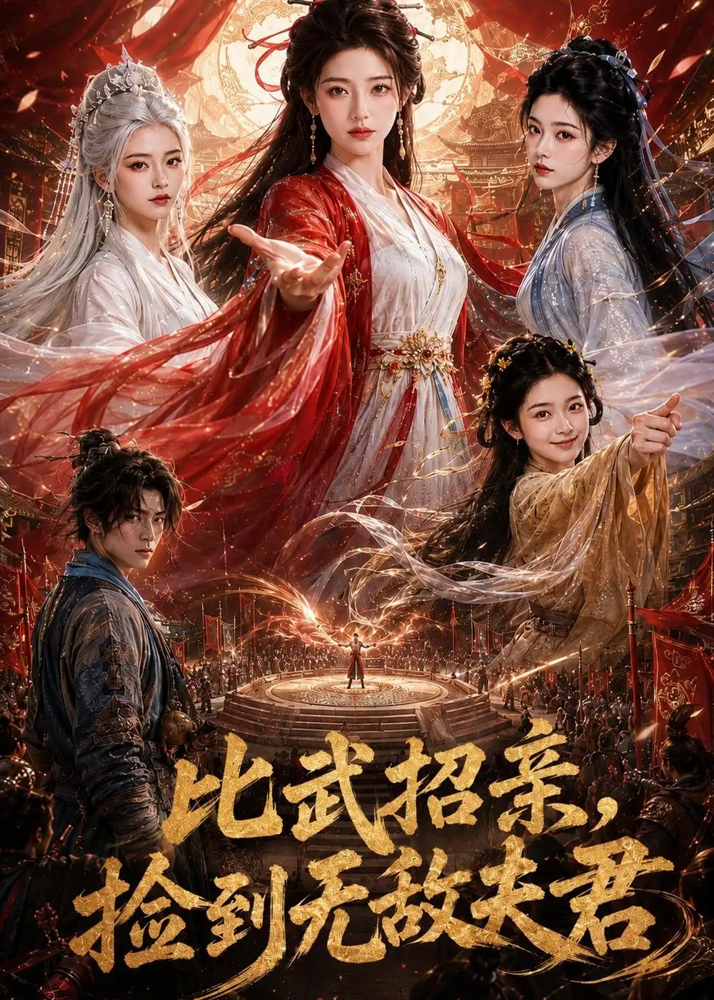 比武招亲,捡到无敌夫君 《比武招亲,捡到无敌夫君》短剧封面