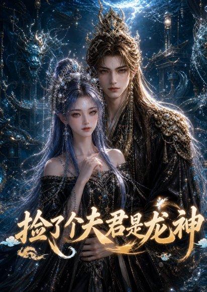《捡了个夫君是龙神（30集）（百度网盘）》短剧封面