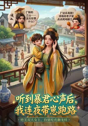 《听到暴君心声后，我连夜带崽跑路（23集）（夸克网盘）》短剧封面