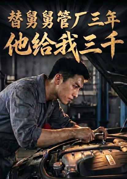 《替舅舅管厂三年他给我三千（60集）Ai短剧（百度网盘）》短剧封面