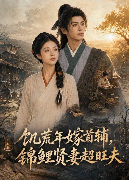 《饥荒年嫁首辅，锦鲤贤妻超旺夫（93集）（百度网盘）》短剧封面