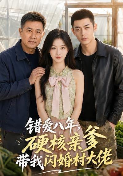 《错爱八年，硬核亲爹带我闪婚村大佬（59集）（百度网盘）》短剧封面