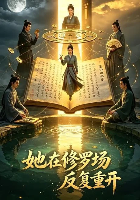 《她在修罗场反复重开（42集）（夸克网盘）》短剧封面