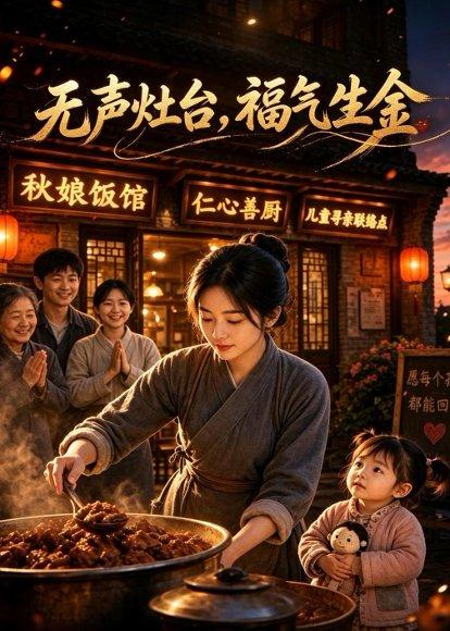 《无声灶台，福气生金（44集）（百度网盘）》短剧封面