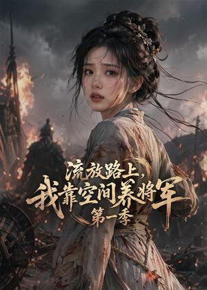 《流放路上，我靠空间养将军第一季（40集）（夸克网盘）》短剧封面