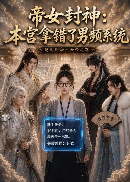 《帝女封神：本宫拿错了男频系统（15集）（百度网盘）》短剧封面