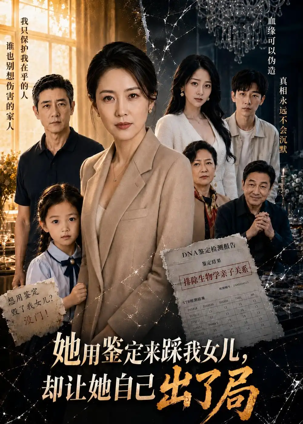 她用鉴定来踩我女儿,却让她自己出了局 《她用鉴定来踩我女儿,却让她自己出了局》短剧封面