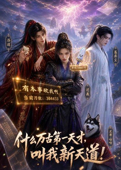 《什么万古第一天才，叫我新天道！（53集）（百度网盘）》短剧封面