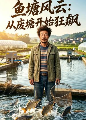 《鱼塘风云:从废塘开始狂飙(71集)AI短剧(夸克网盘)》短剧封面
