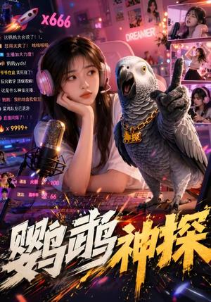 《鹦鹉神探(60集)(夸克网盘)》短剧封面