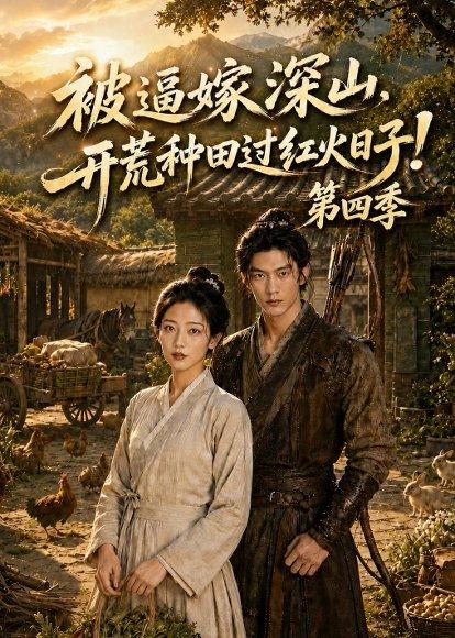 《被逼嫁深山,开荒种田过红火日子!第四季(51集)(百度网盘)》短剧封面