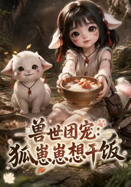 《兽世团宠:狐崽崽想干饭(91集)(夸克网盘)》短剧封面