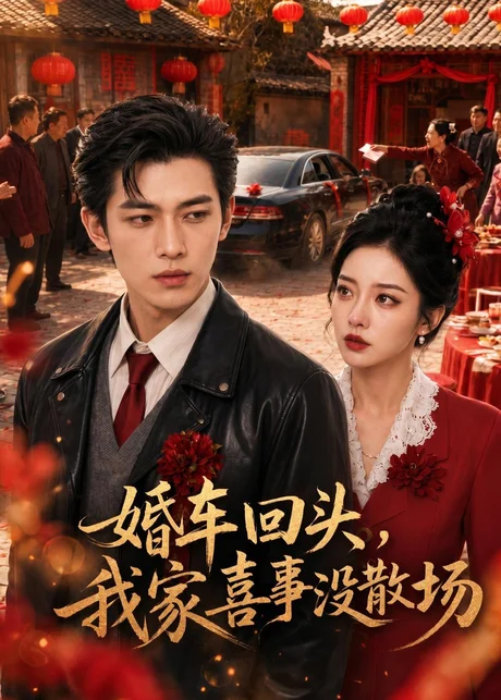 《婚车回头,我家喜事没散场(28集)AI短剧(夸克网盘)》短剧封面