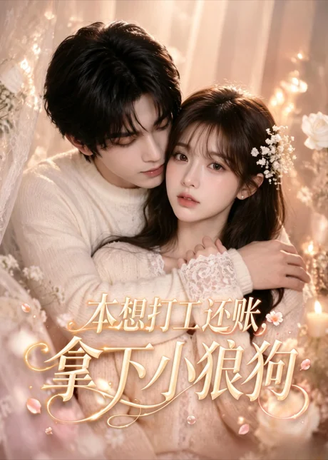 《本想打工还账，拿下小狼狗（60集）企鹅（夸克网盘）》短剧封面