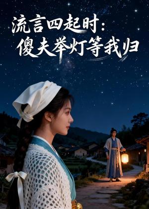 《流言四起时:傻夫举灯等我归(40集)(夸克网盘)》短剧封面