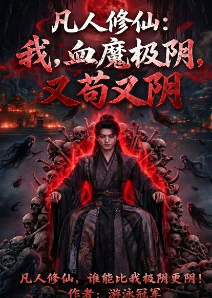 《凡人修仙：我，血魔极阴，又苟又阴（60集）AI短剧（百度网盘）》短剧封面
