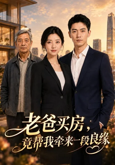 《老爸买房，竟帮我牵来一段良缘（54集）AI短剧（夸克网盘）》短剧封面