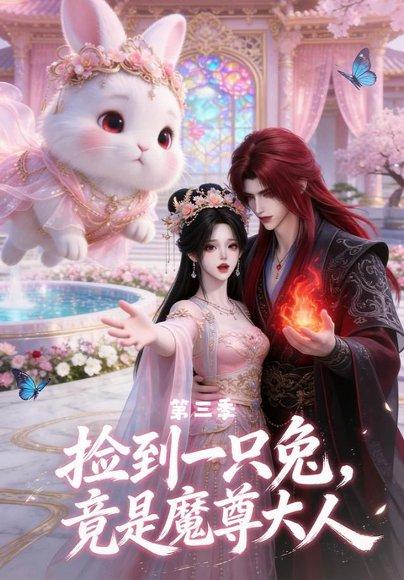 《捡到一只兔，竟是魔尊大人第三季（40集）（百度网盘）》短剧封面