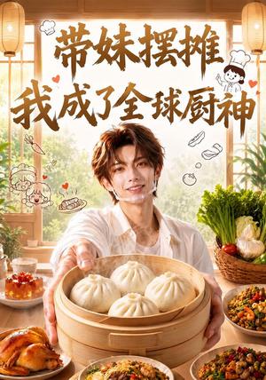 《带妹摆摊,我成了全球厨神(71集)(夸克网盘)》短剧封面