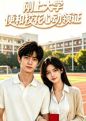 《刚上大学,便和校花心动领证(129集)(夸克网盘)》短剧封面