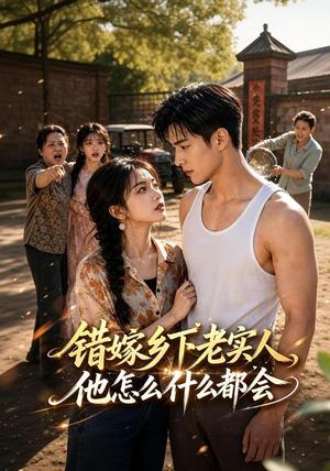 《错嫁乡下老实人,他怎么什么都会(50集)(夸克网盘)》短剧封面