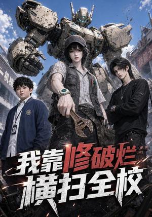 《我靠修破烂横扫全校（57集）（夸克网盘）》短剧封面