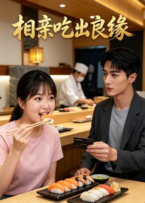 《相亲吃出良缘(52集)AI短剧(夸克网盘)》短剧封面