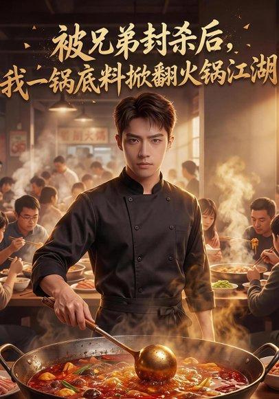 《被兄弟封杀后，我一锅底料掀翻火锅江湖（46集）Ai短剧（百度网盘）》短剧封面