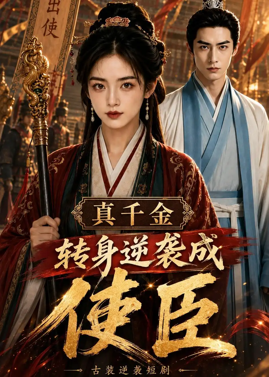 真千金转身逆袭成使臣 《真千金转身逆袭成使臣》短剧封面