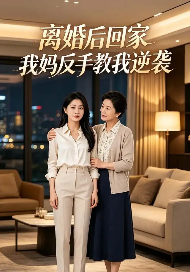 离婚后回家,我妈反手教我逆袭 《离婚后回家,我妈反手教我逆袭》短剧封面