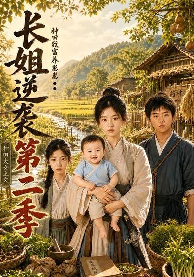 《长姐逆袭:种田致富养崽崽第二季(59集)(百度网盘)》短剧封面