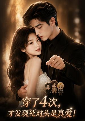 《穿了4次,才发现死对头是真爱!(60集)(夸克网盘)》短剧封面