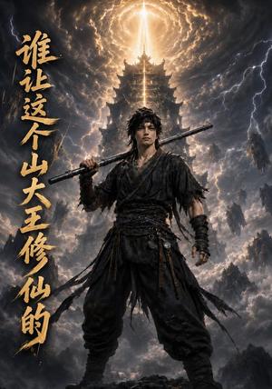 《谁让这个山大王修仙的(51集)(夸克网盘)》短剧封面