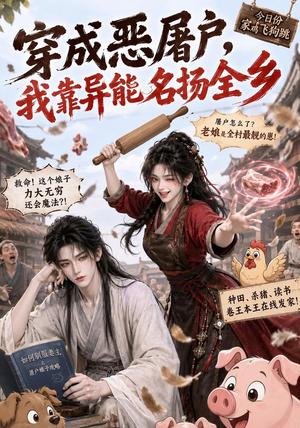 《穿成恶屠户,我靠异能名扬全乡(70集)(夸克网盘)》短剧封面