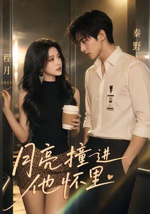 《月亮撞进他怀里(48集)(夸克网盘)》短剧封面