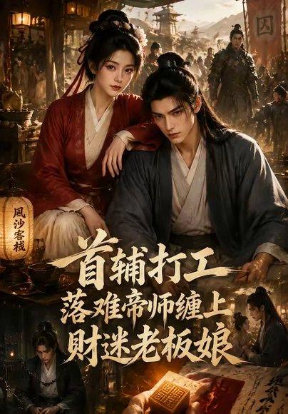 《首辅打工,落难帝师缠上财迷老板娘(50集)(百度网盘)》短剧封面