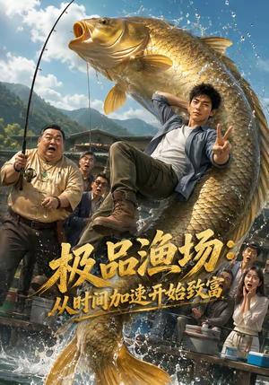 《极品渔场:从时间加速开始致富(111集)(夸克网盘)》短剧封面