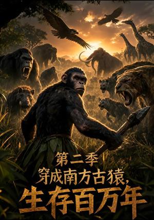 《穿成南方古猿,生存百万年!第二季(50集)(夸克网盘)》短剧封面