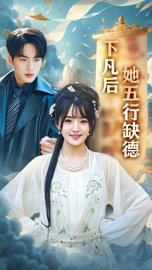 《下凡后她五行缺德&你惹夫人干嘛她五行缺德（68集）张昊旸&渐蔷薇（夸克网盘）》短剧封面
