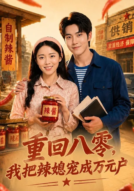 《重回八零，我把辣媳宠成万元户（40集）王萌洋＆予欢（夸克网盘）》短剧封面