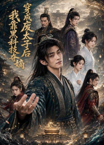 《穿成废太子后我靠黑科技夺嫡(78集)AI短剧(百度网盘)》短剧封面