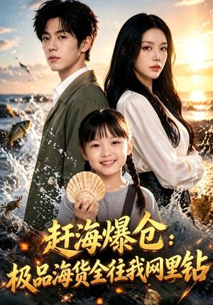 《赶海爆仓:极品海货全往我网里钻(80集)AI短剧(夸克网盘)》短剧封面