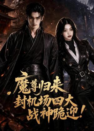 《魔尊归来,封机场四大战神跪迎!(65集)AI短剧(夸克网盘)》短剧封面